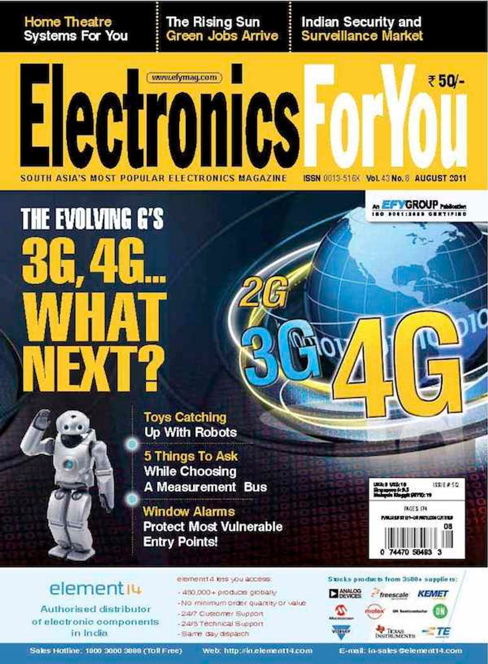 Electronics For YouAugust 2011 Magazine Get your Digital Subscription